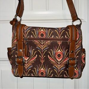 Relic Multicolor Patterned Crossbody Bag